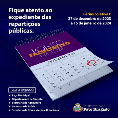 Portal do Cidadão - MUNICIPIO DE PATO BRAGADO/PR - Jogos decisivos